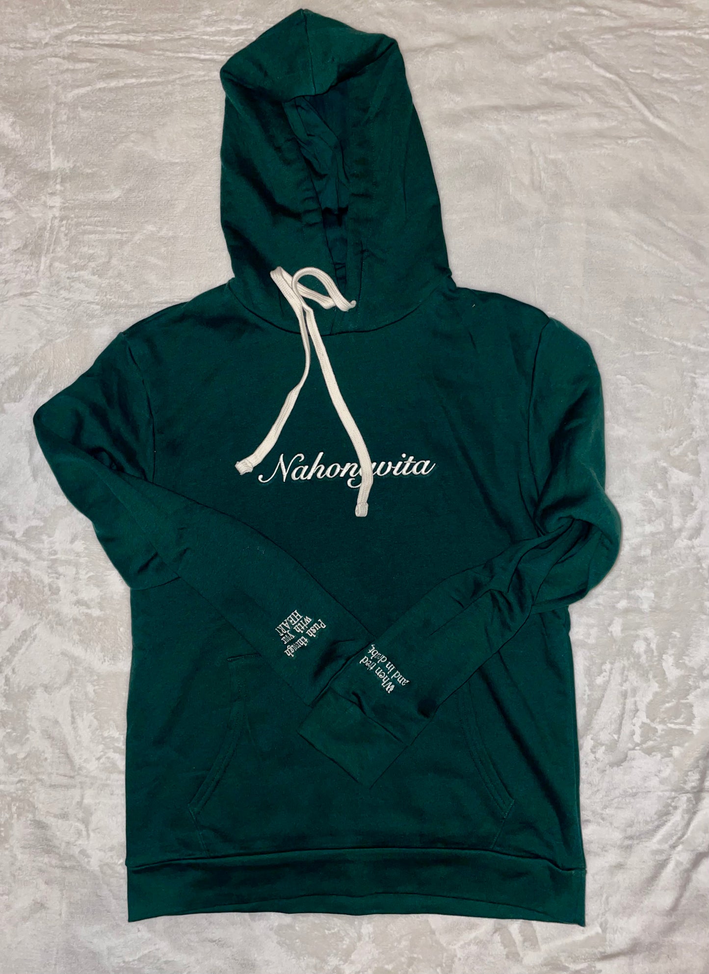 Nahongvita- Forest Green Hoodie